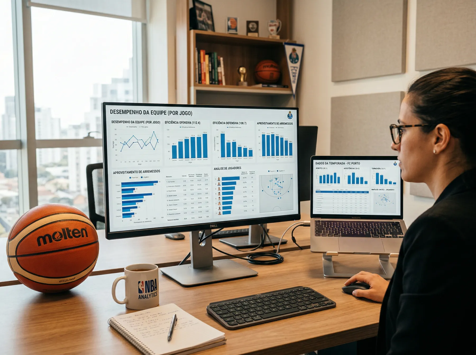 Análise de net rating para avaliar equipas NBA